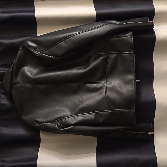 Mens faux leather Motorcycle jacket - Picture 2 of 2